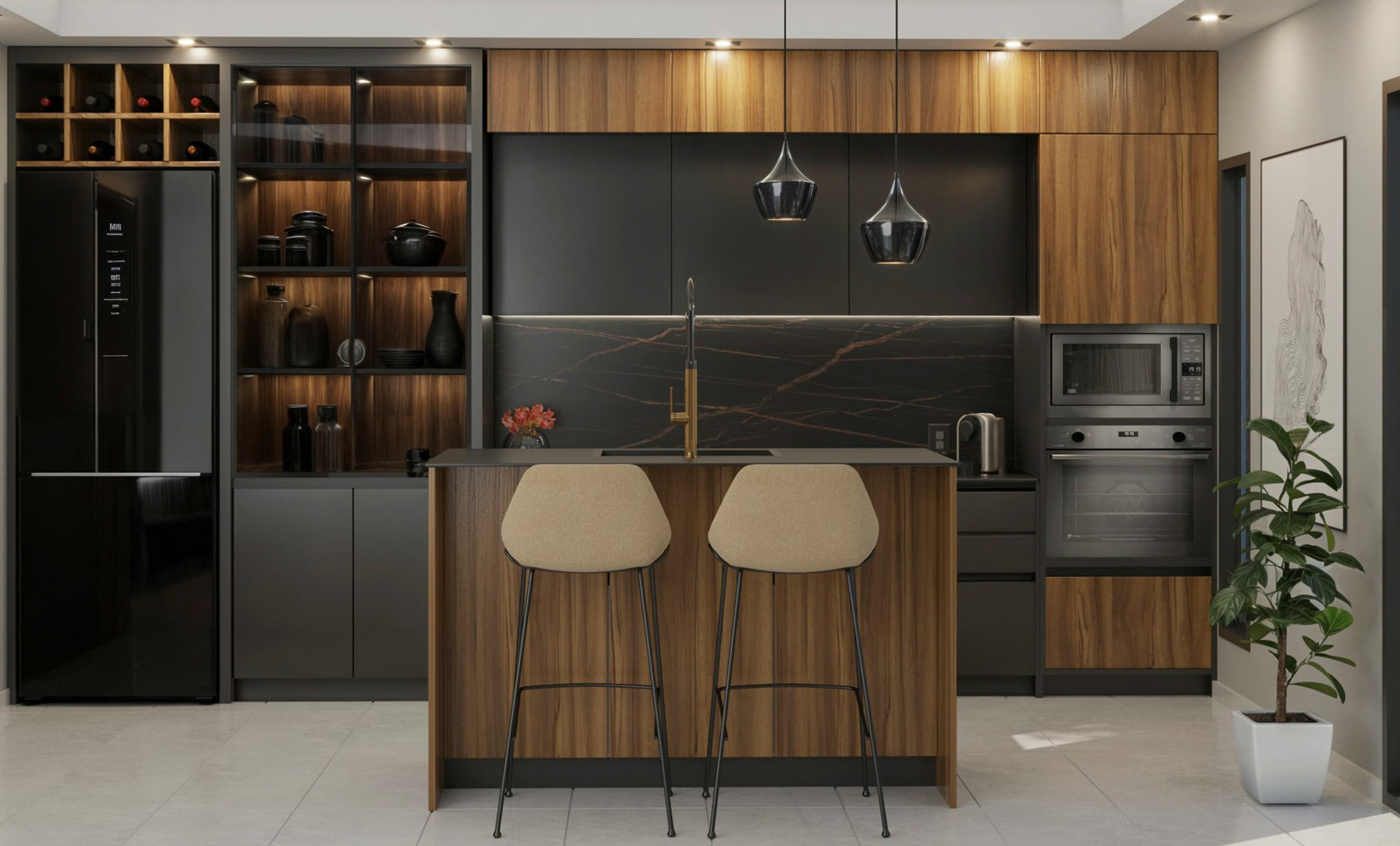 Modern Ply Frame Kitchen