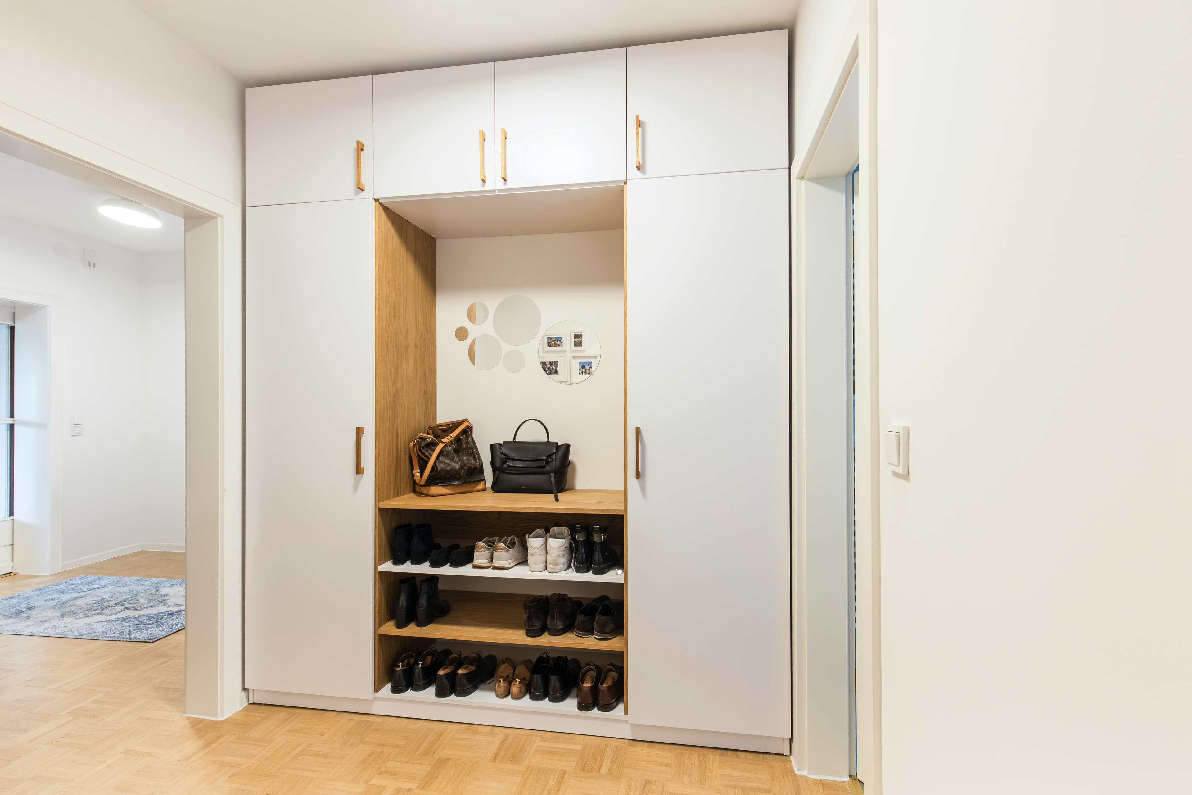 Modern Metal Frame Wardrobe